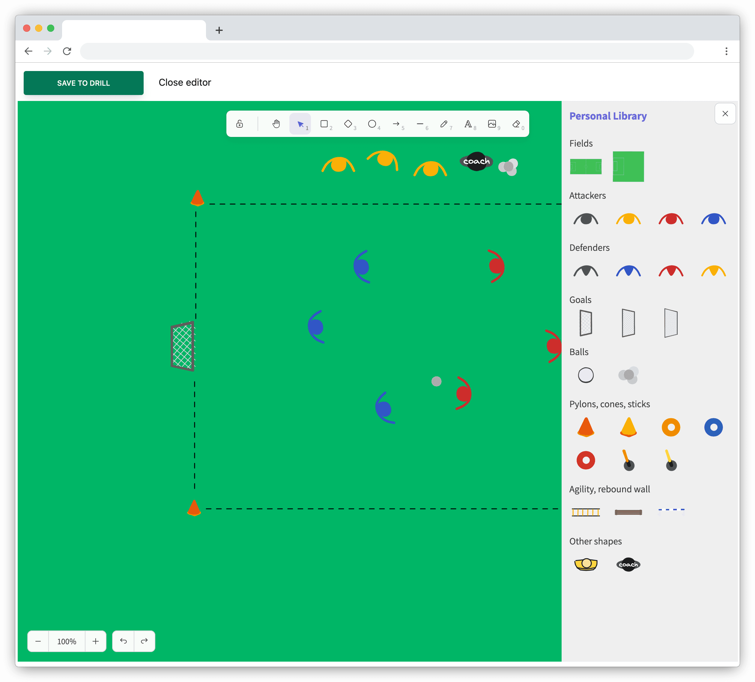 CoachTruly drill editor